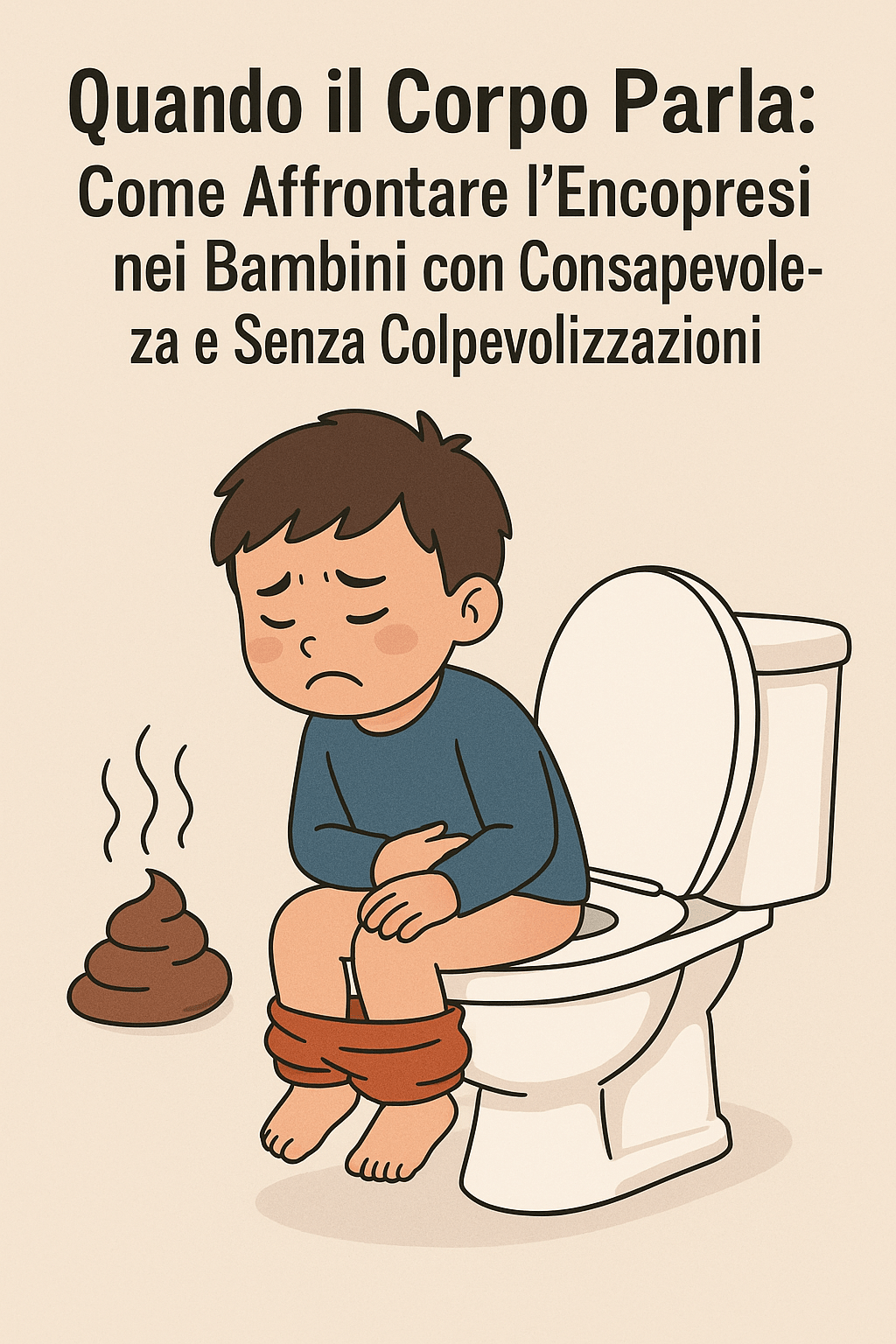 Quando il Corpo Parla: Come Affrontare l’Encopresi nei Bambini con Consapevolezza e Senza Colpevolizzazioni